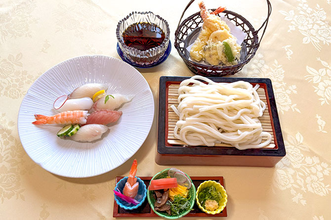 冷しうどん御膳
